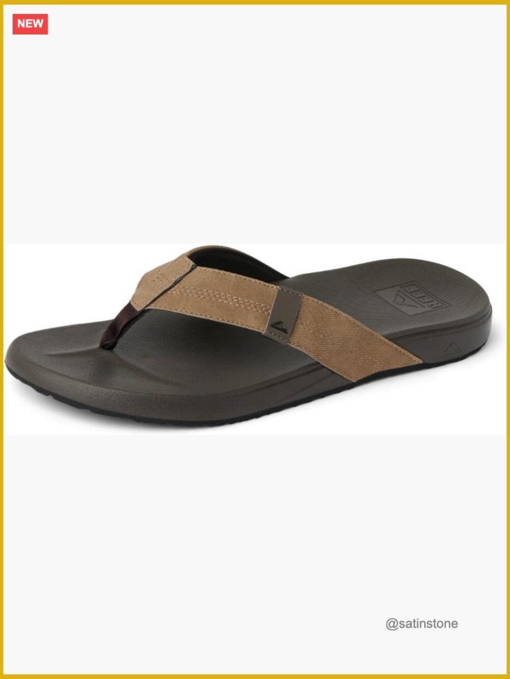 Cushion Phantom Flip Flop Sandals - Padded Jersey Lining, Slip On